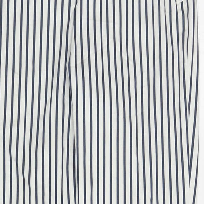 Womens UK Size 8 H&M Regular Fit Carrot White Trousers