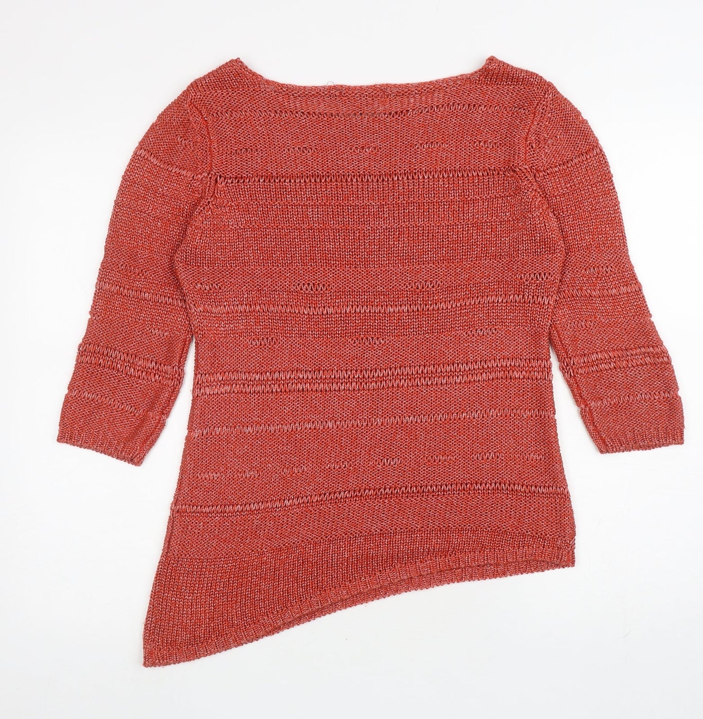 Womens UK Size 12 Per Una Orange Pullover Jumper