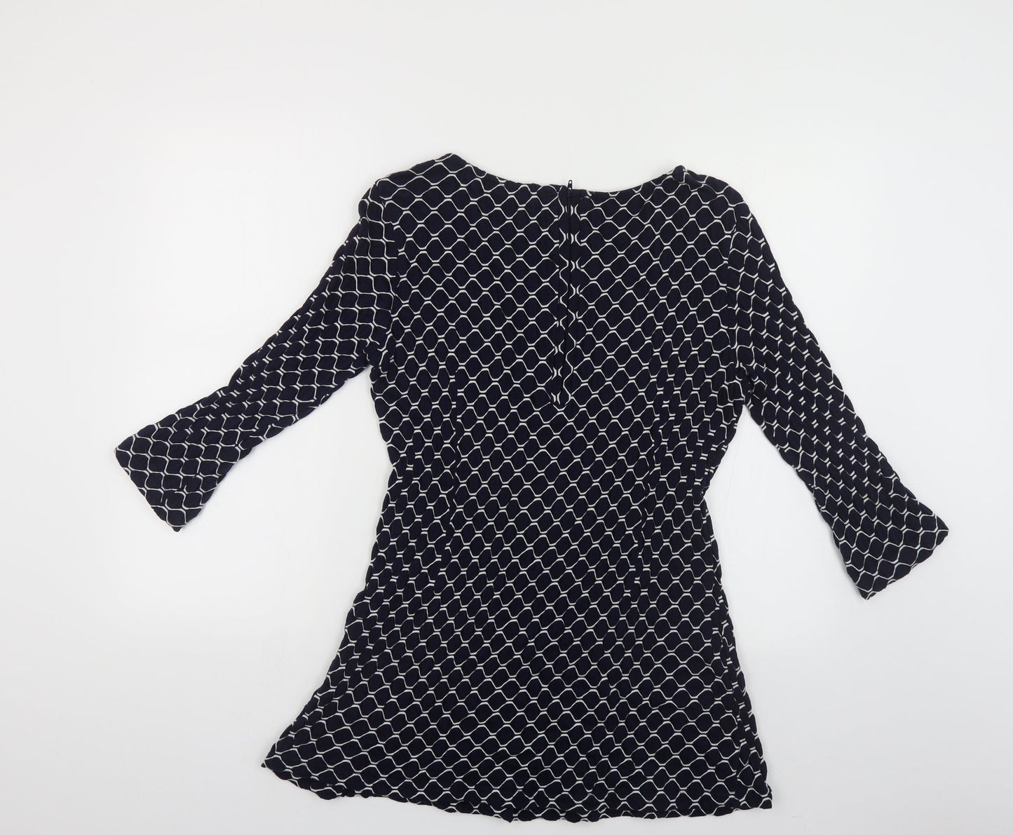 Womens UK Size M Adini Blue Tunic Blouse