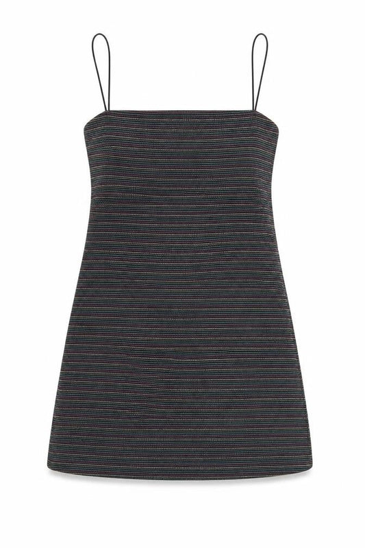 Pins & Needles Womens Multicoloured Striped Polyester Mini Size M Square Neck Pullover