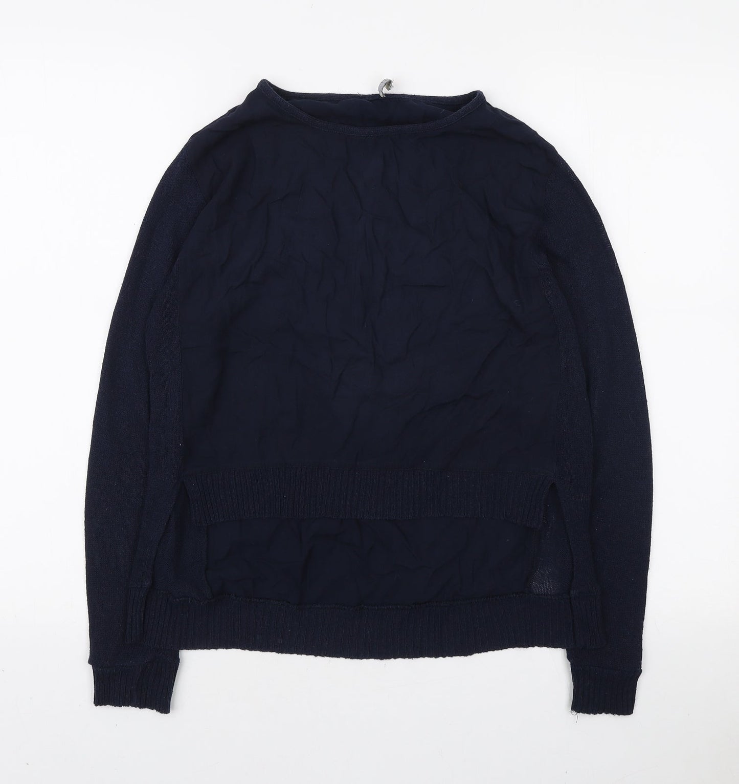 Womens UK Size S Zara Blue Pullover Jumper