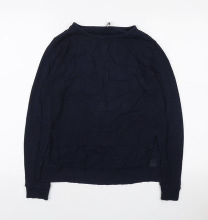 Womens UK Size S Zara Blue Pullover Jumper