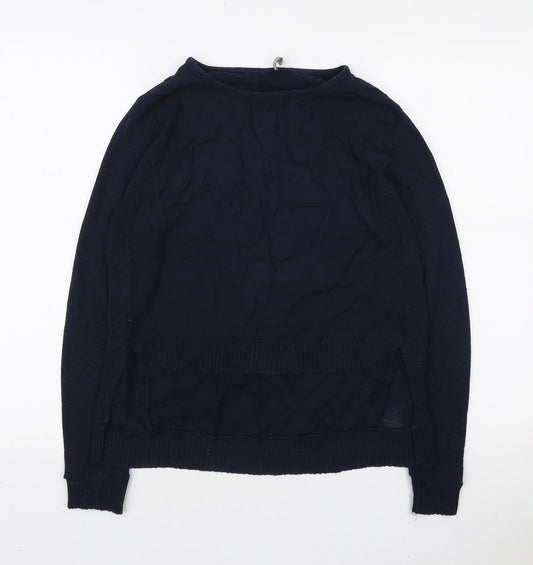 Womens UK Size S Zara Blue Pullover Jumper