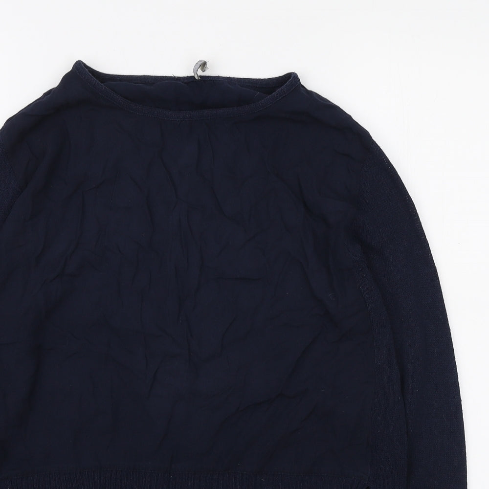 Womens UK Size S Zara Blue Pullover Jumper