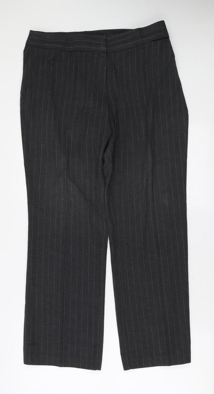 Womens UK Size 16 BHS Regular Fit  Grey Trousers