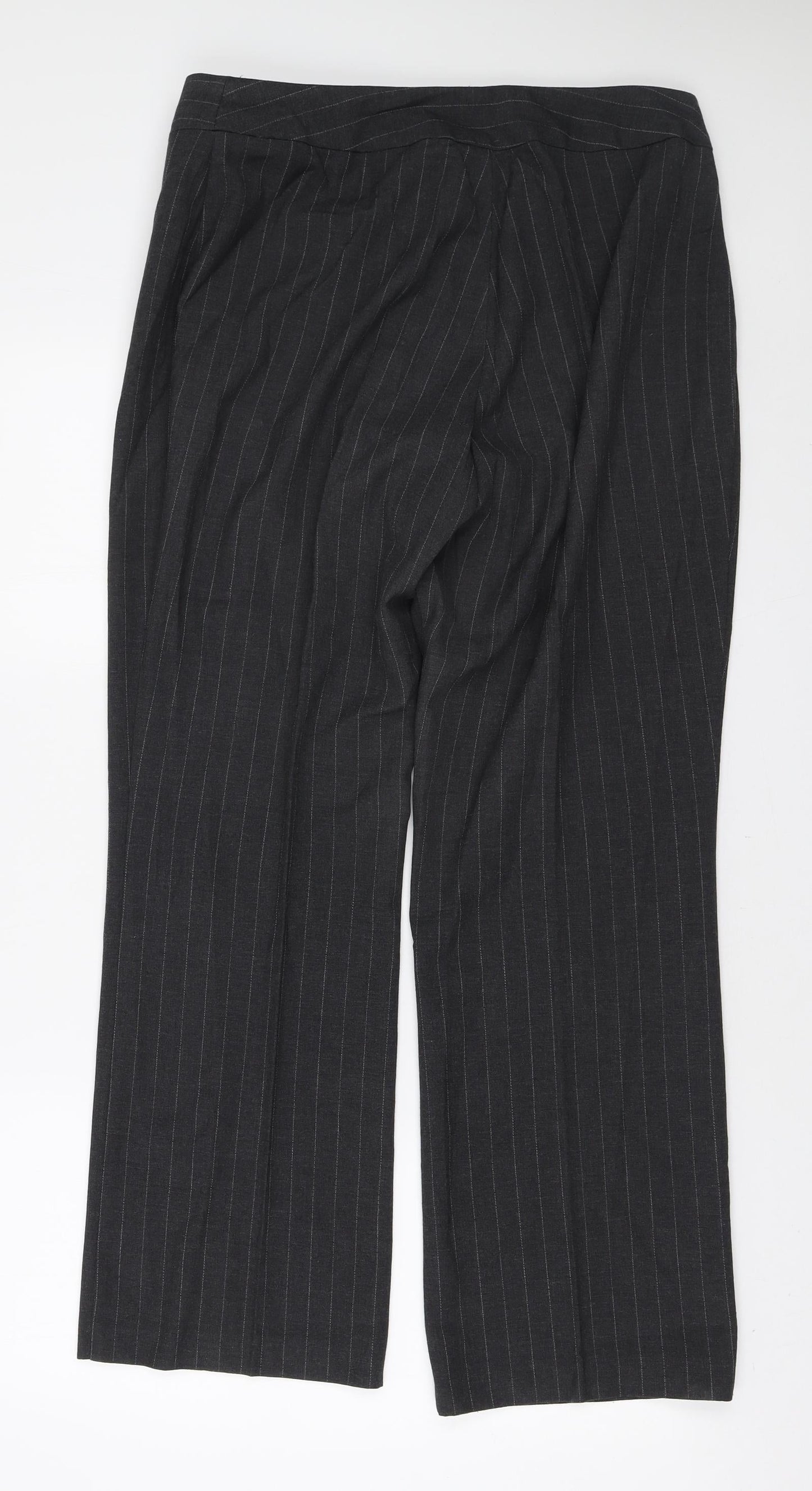 Womens UK Size 16 BHS Regular Fit  Grey Trousers