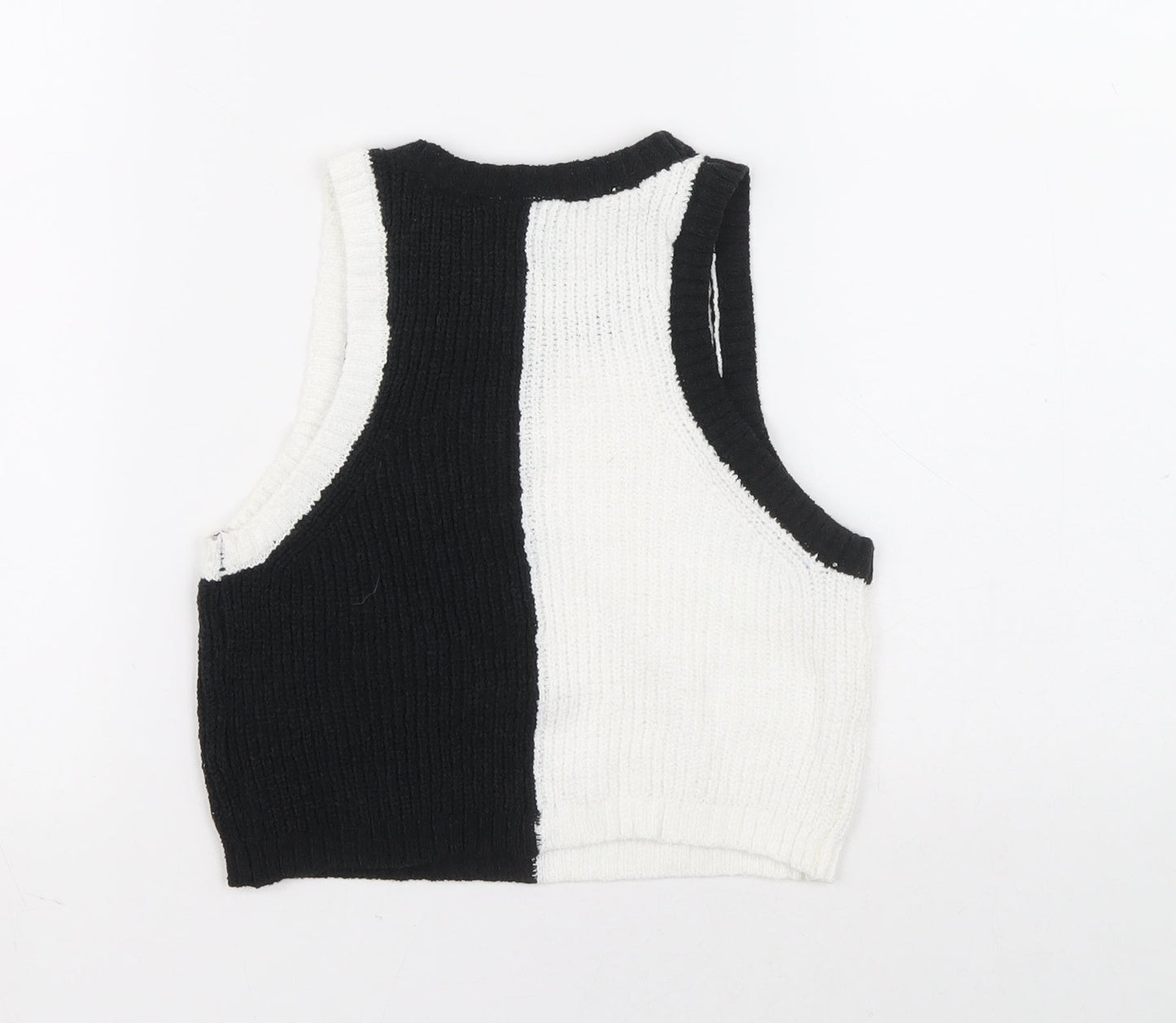 Womens UK Size S Divided Black Pullover Jumper