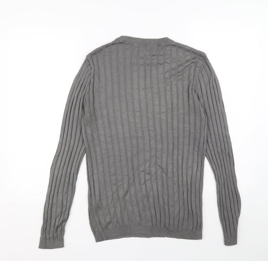 Womens UK Size S River Island Grey Pullover Jumper