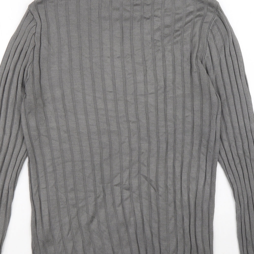Womens UK Size S River Island Grey Pullover Jumper