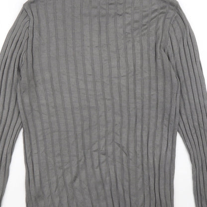 Womens UK Size S River Island Grey Pullover Jumper