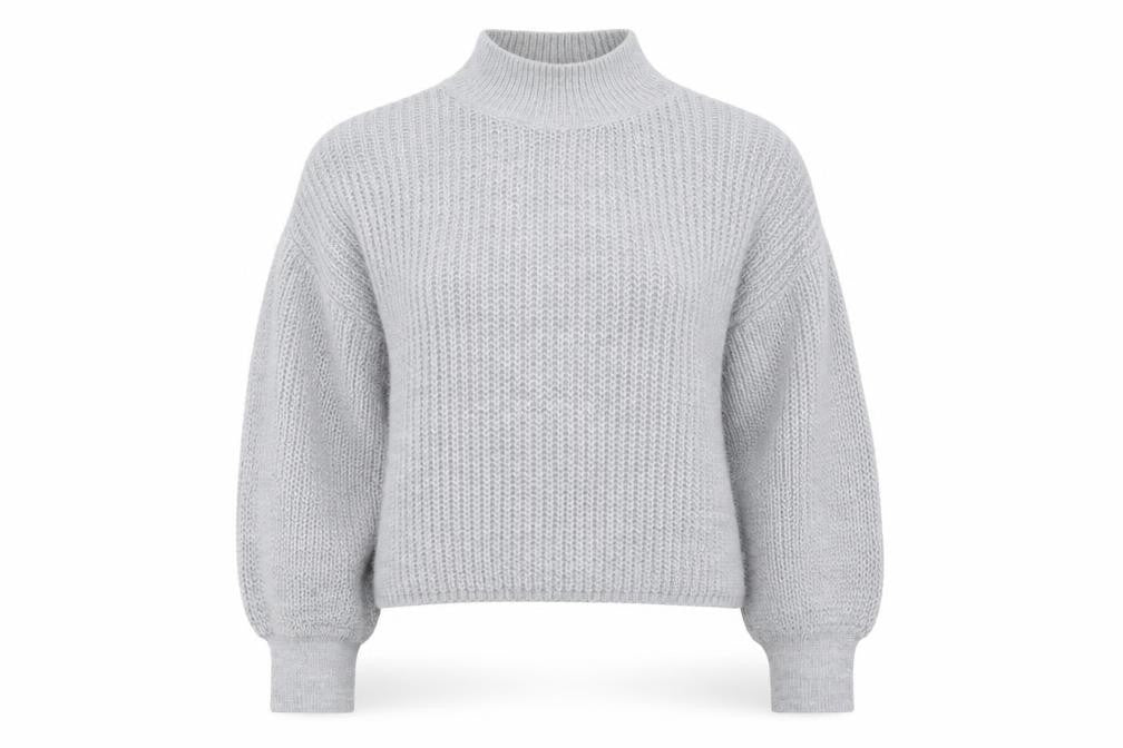 Womens UK Size M Boohoo Grey Pullover Jumper