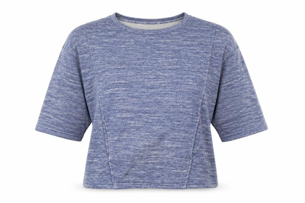 F&F Womens Blue Boat Neck Polyester Pullover Jumper Size 14