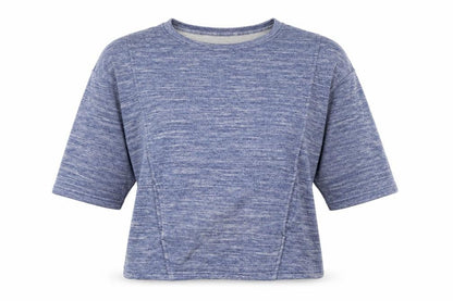 F&F Womens Blue Boat Neck Polyester Pullover Jumper Size 14