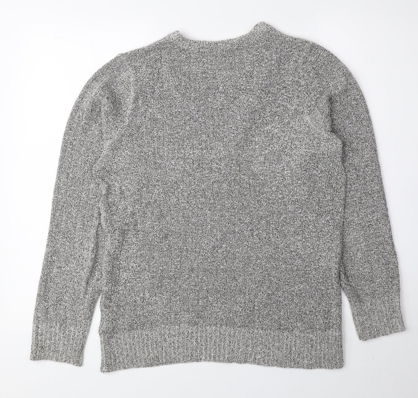 Womens UK Size 10 Preworn Grey Pullover Jumper