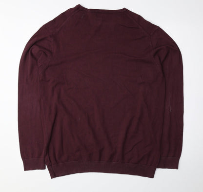 Mens UK Size L NEXT Red Pullover Sweatshirt