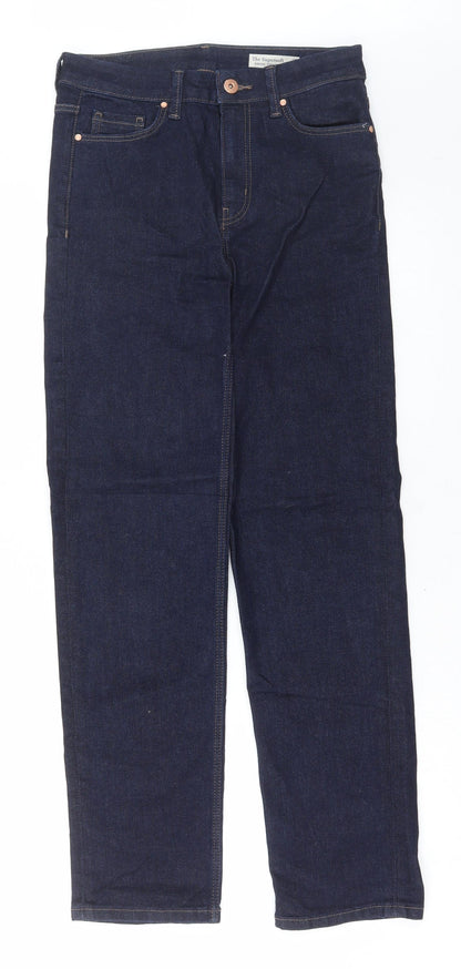 Womens UK Size 10 Marks and Spencer Regular Fit Straight Blue Jeans