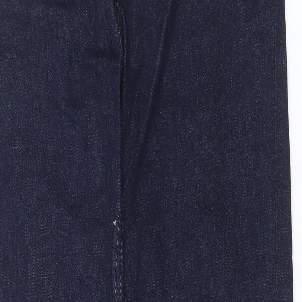 Womens UK Size 10 Marks and Spencer Regular Fit Straight Blue Jeans