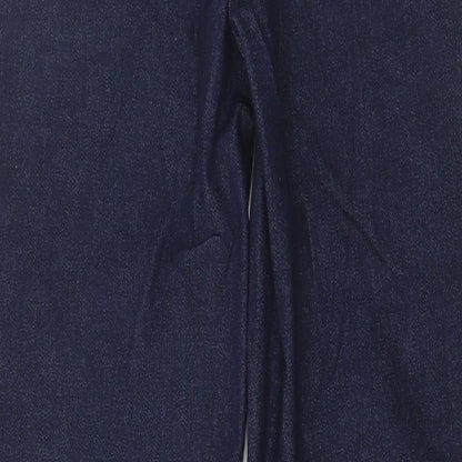 Womens UK Size 10 Marks and Spencer Regular Fit Straight Blue Jeans
