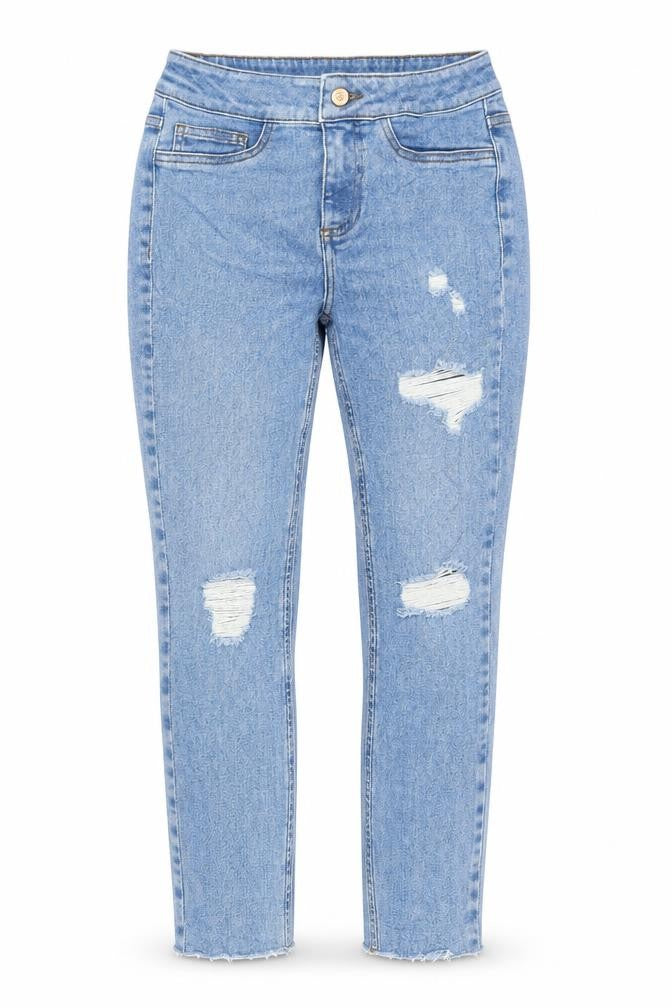 Womens UK Size 26 in Preworn Regular Fit Skinny Blue Jeans
