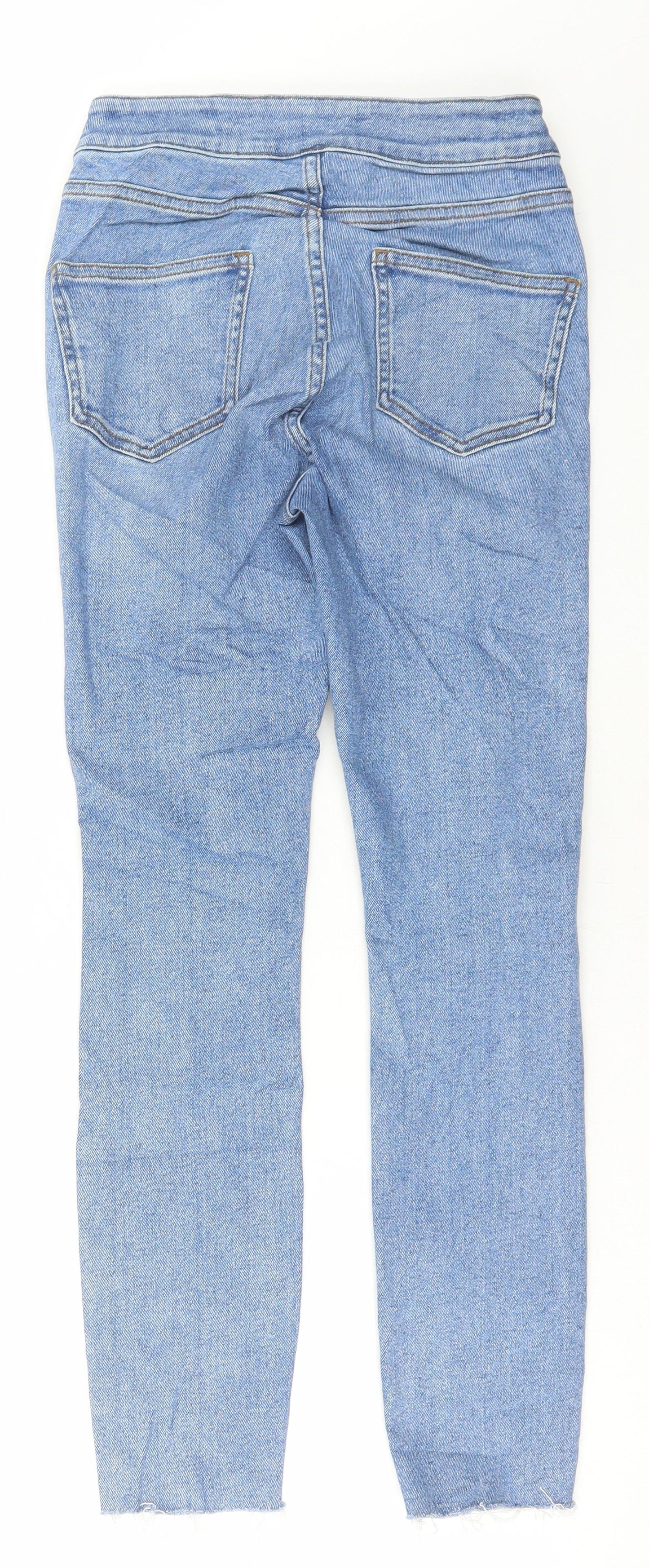 Womens UK Size 26 in Preworn Regular Fit Skinny Blue Jeans