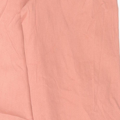 Womens UK Size 8 Marks and Spencer Regular Fit Tapered Pink Jeans