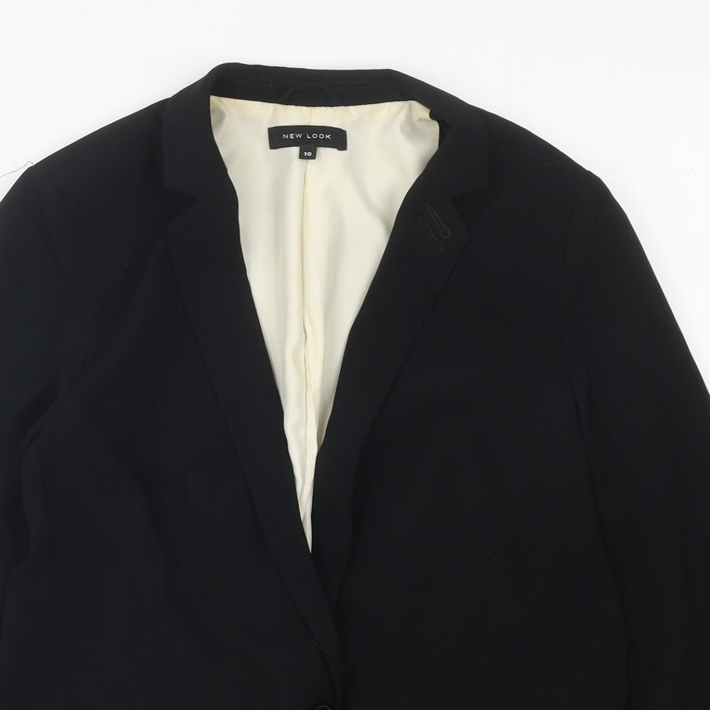 Womens UK Size 10 New Look Black Jacket