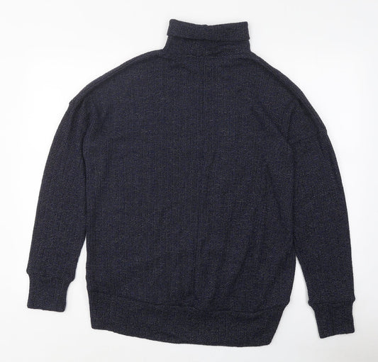 Womens UK Size 10 Topshop Blue Pullover Jumper