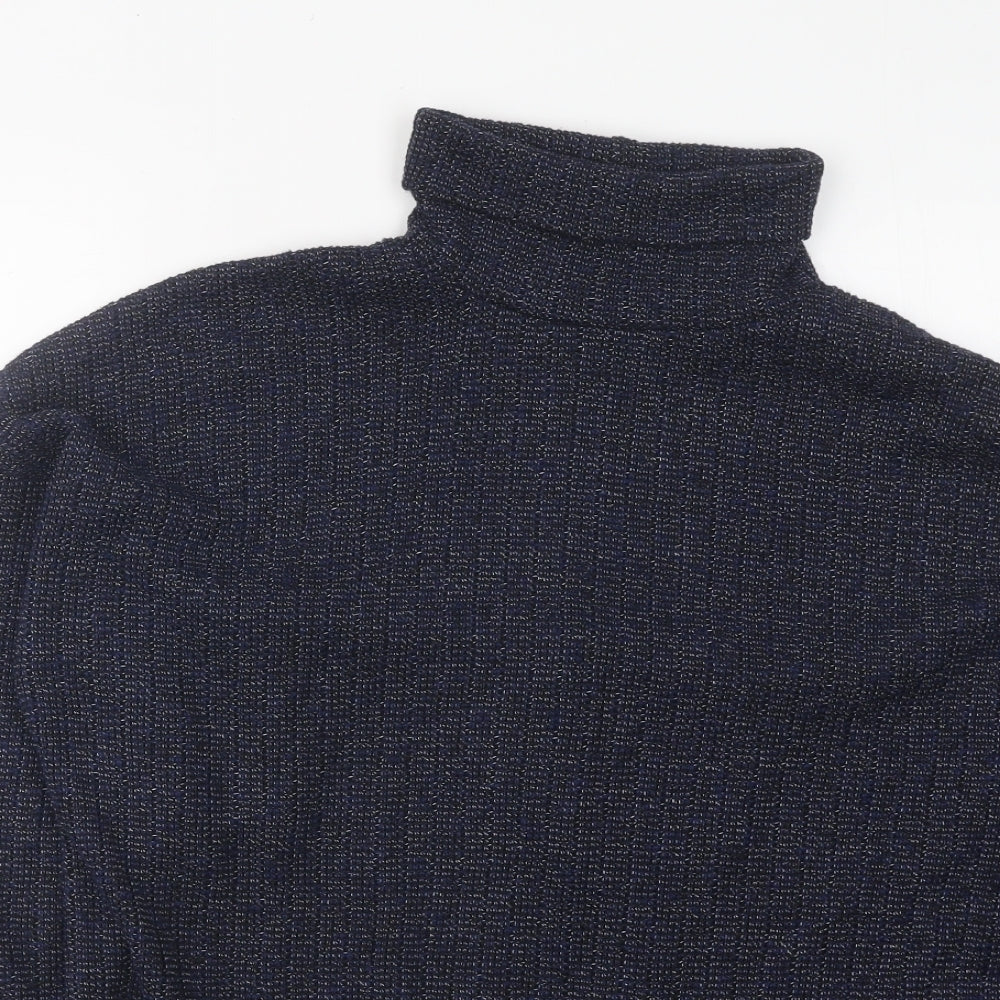 Womens UK Size 10 Topshop Blue Pullover Jumper