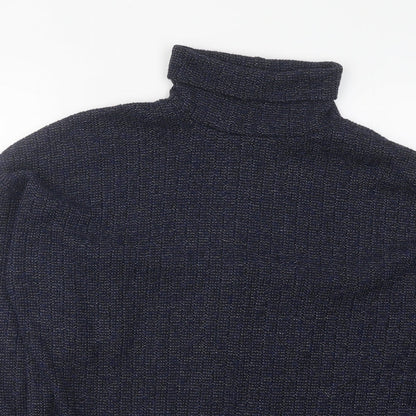 Womens UK Size 10 Topshop Blue Pullover Jumper