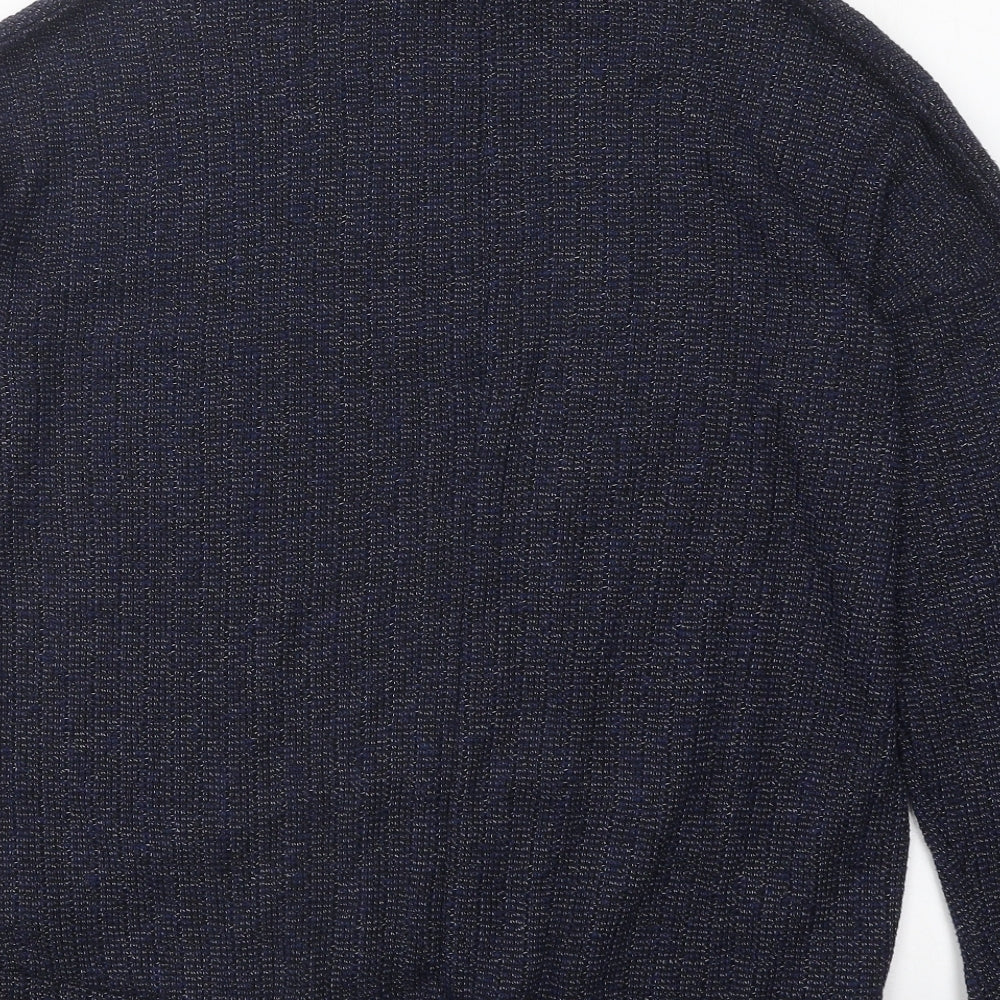Womens UK Size 10 Topshop Blue Pullover Jumper