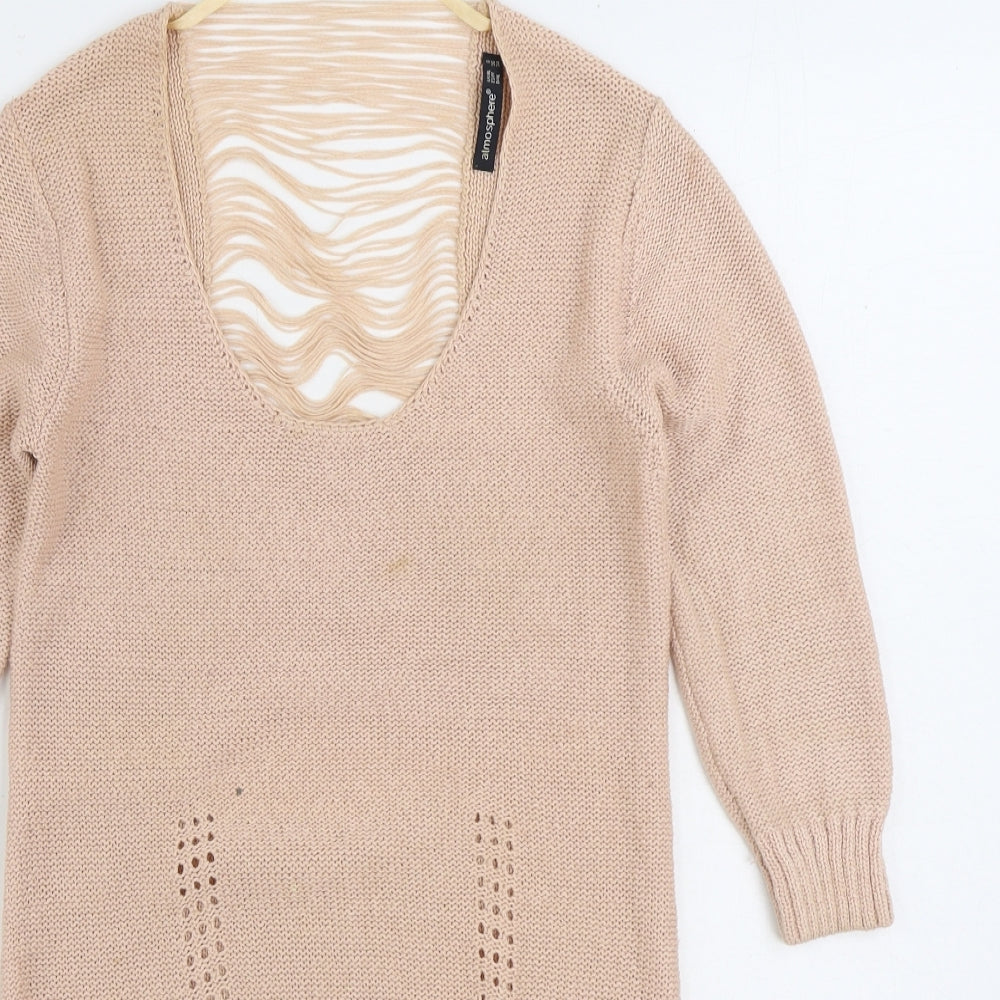Womens UK Size 8 Atmosphere Pink Pullover Jumper
