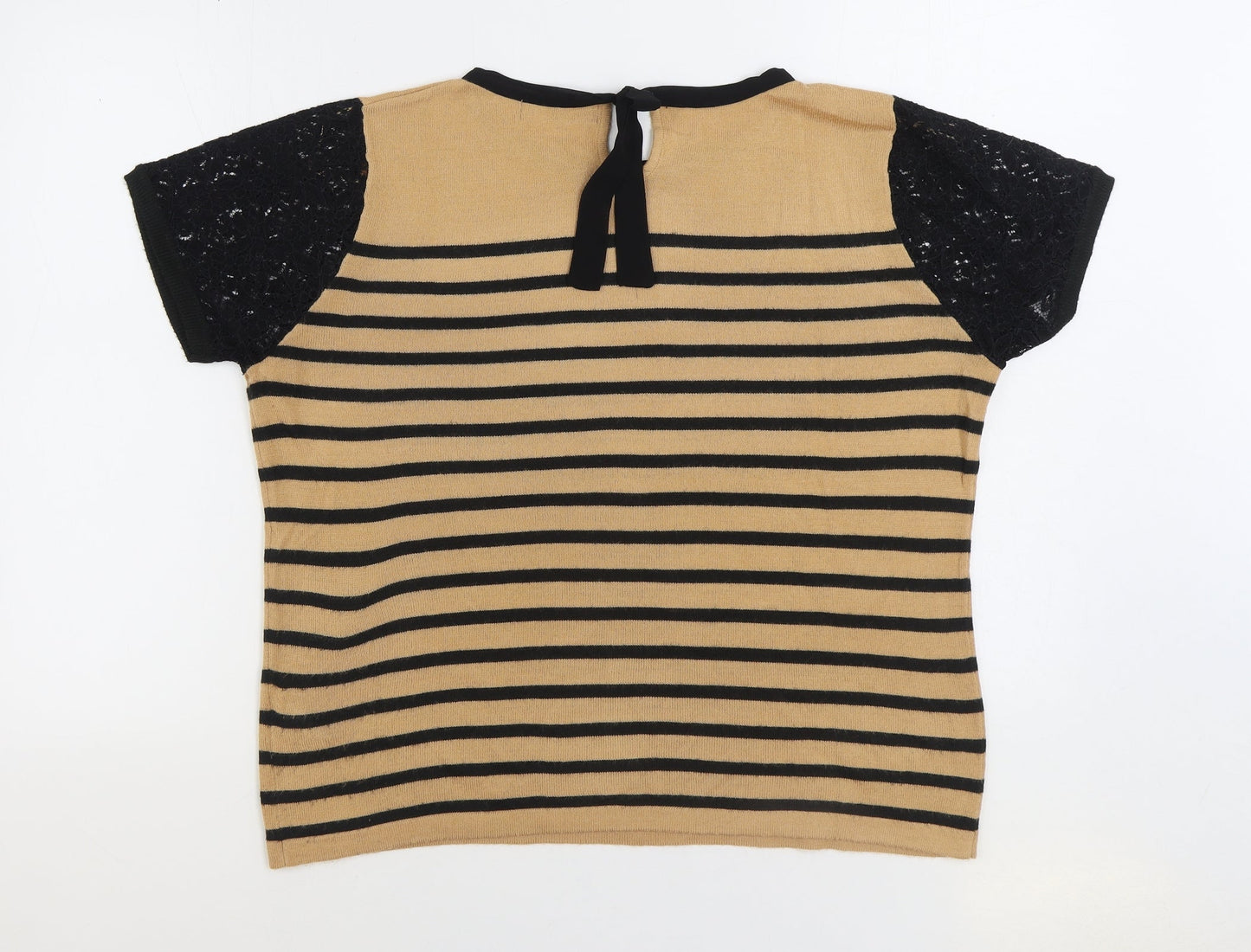 Womens UK Size 16 Marks and Spencer Brown Pullover Jumper