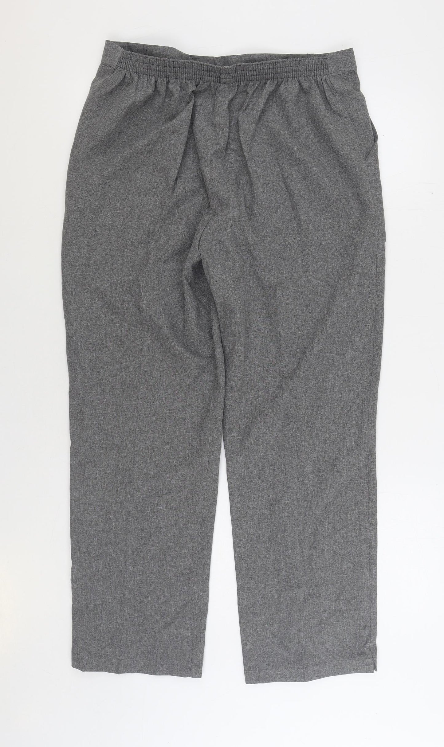 Womens UK Size 18 Mia Moda Regular Fit  Grey Trousers