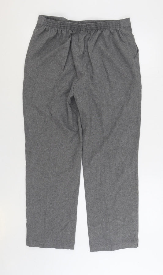 Womens UK Size 18 Mia Moda Regular Fit  Grey Trousers