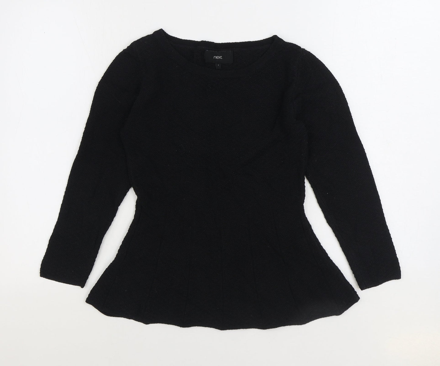 Womens UK Size 6 NEXT Black Pullover Jumper