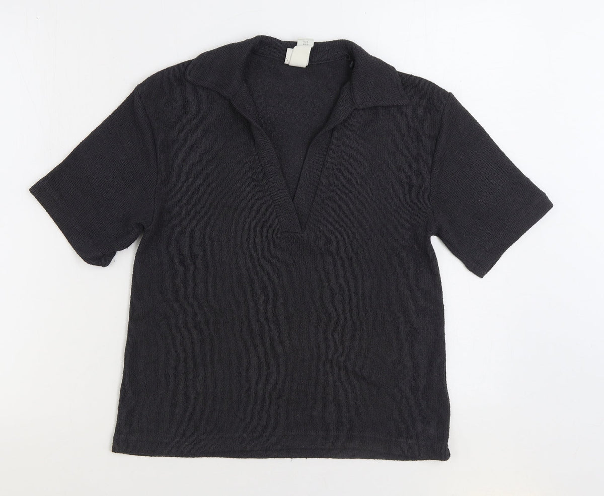 Womens UK Size XS H&M Grey Pullover Jumper