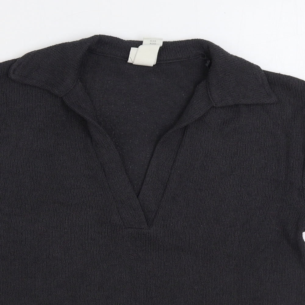 Womens UK Size XS H&M Grey Pullover Jumper