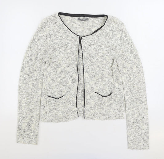 Womens UK Size 12 South Grey Cardigan Jumper