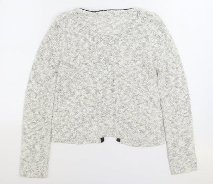Womens UK Size 12 South Grey Cardigan Jumper