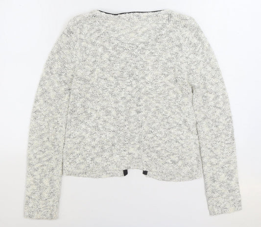 Womens UK Size 12 South Grey Cardigan Jumper