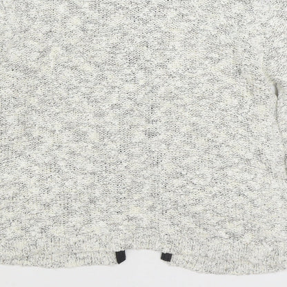 Womens UK Size 12 South Grey Cardigan Jumper