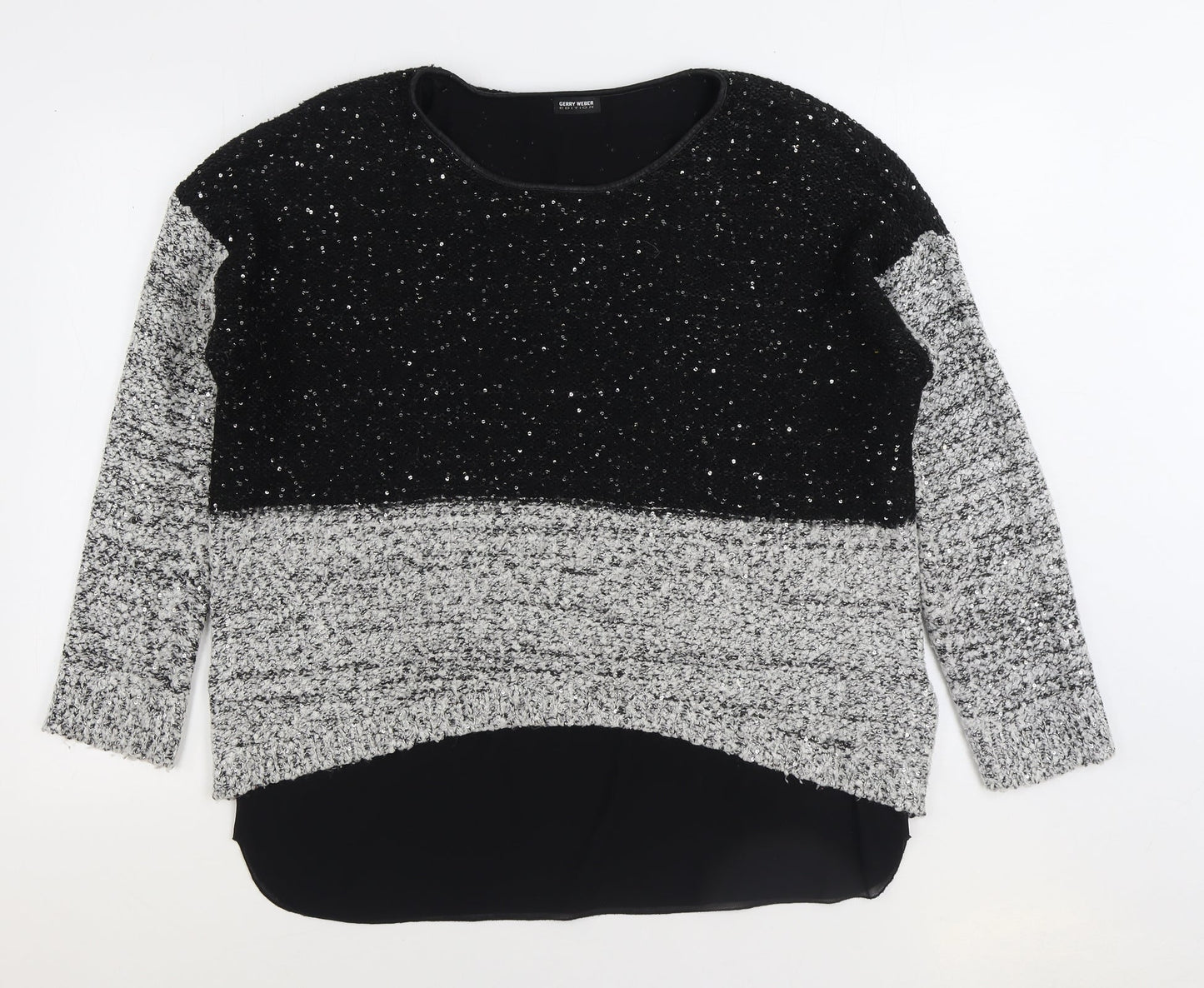 Womens UK Size 12 Gerry Weber Black Pullover Jumper