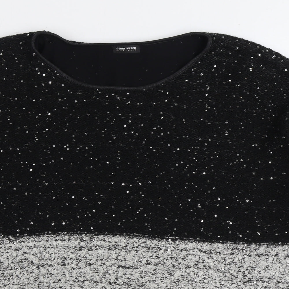 Womens UK Size 12 Gerry Weber Black Pullover Jumper