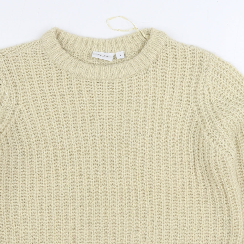 Womens UK Size S Saint Tropez Ivory Pullover Jumper