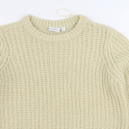 Womens UK Size S Saint Tropez Ivory Pullover Jumper