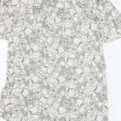 Womens UK Size 6 Marks and Spencer White Basic Blouse