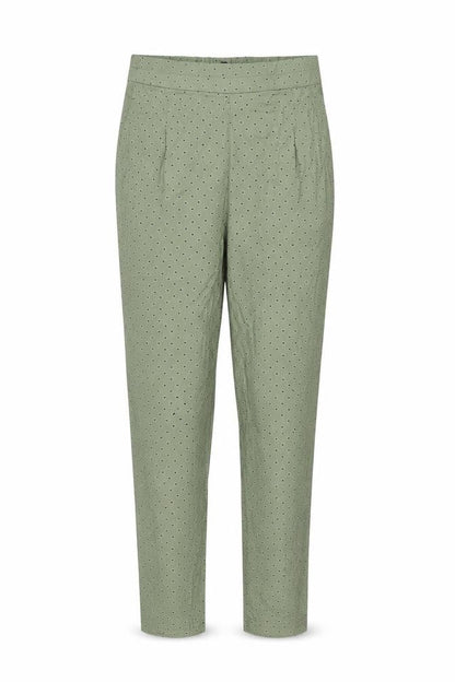 Womens UK Size 10 Marks and Spencer Regular Fit  Green Trousers
