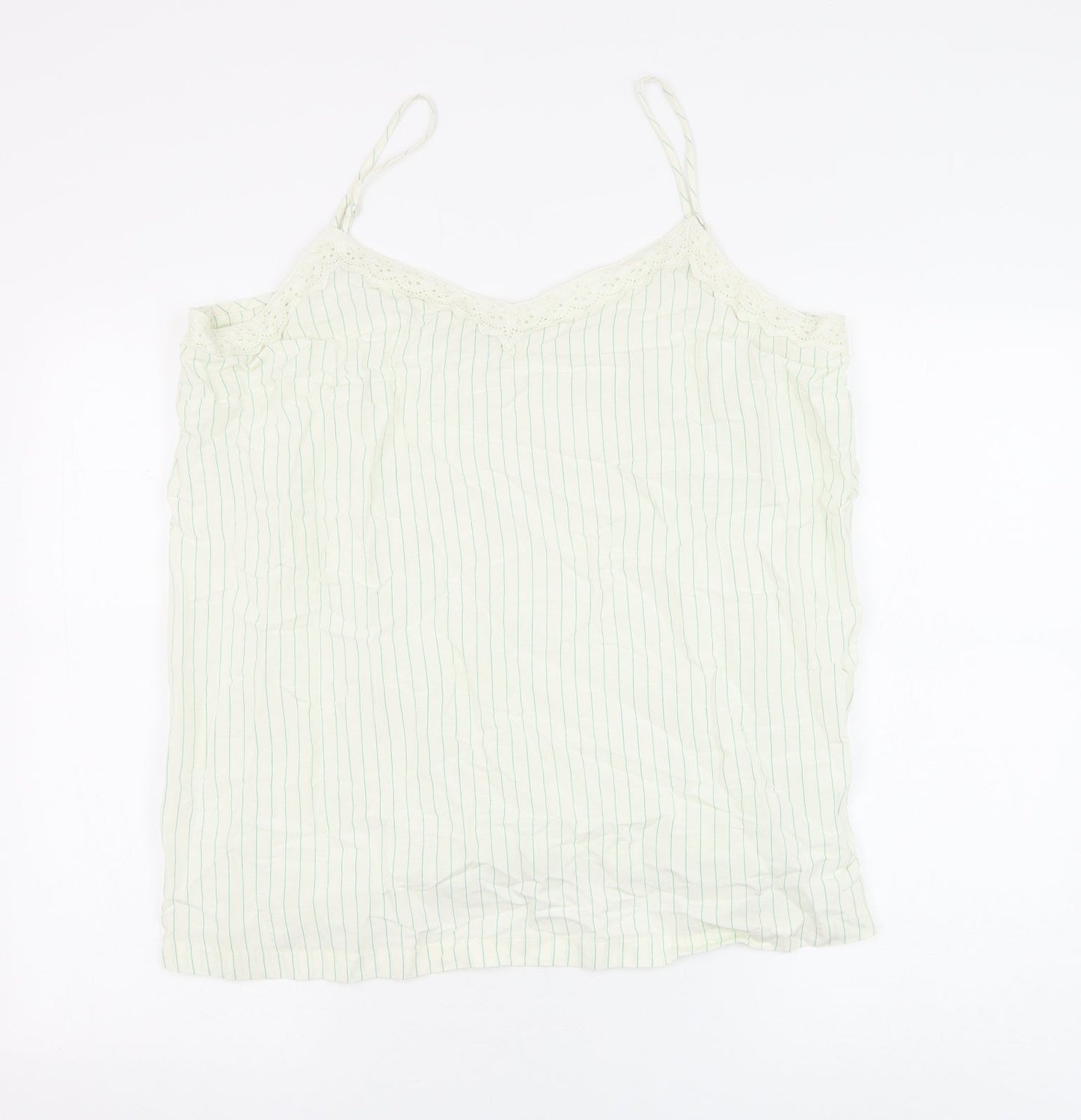 Womens UK Size 20 Marks and Spencer White Camisole Tank
