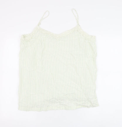 Womens UK Size 20 Marks and Spencer White Camisole Tank