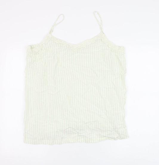 Womens UK Size 20 Marks and Spencer White Camisole Tank